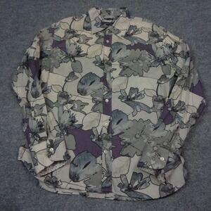 Paul Smith Floral Shirt Mens XL All Over Print Flowers Button Up Long Sleeve